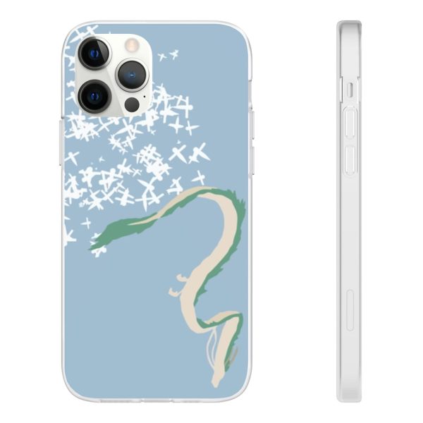 Lin Spirited Away - Spirited Away –  Flying Haku Dragon iPhone Cases-Accessories, Lin Spirited Away, Phone Case, Spirited Away