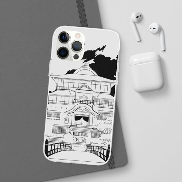 Spirited Away English Actors - Spirited Away Bathhouse illustrated Graphic iPhone Cases-Accessories, Phone Case, Spirited Away, Spirited Away English Actors