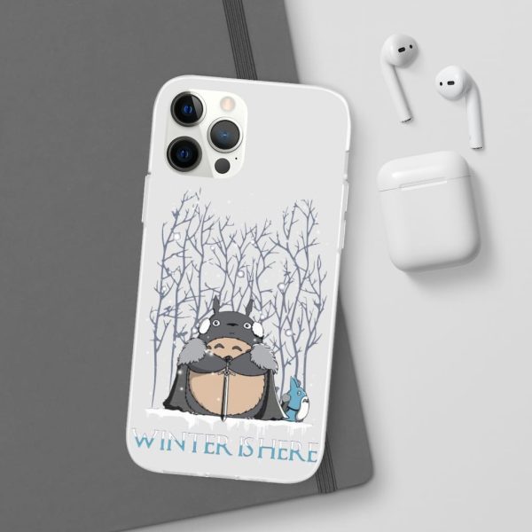 Totoro Poster - Totoro Game of Throne Winter is Here iPhone Cases-Accessories, My Neighbor Totoro, Phone Case, Totoro Poster