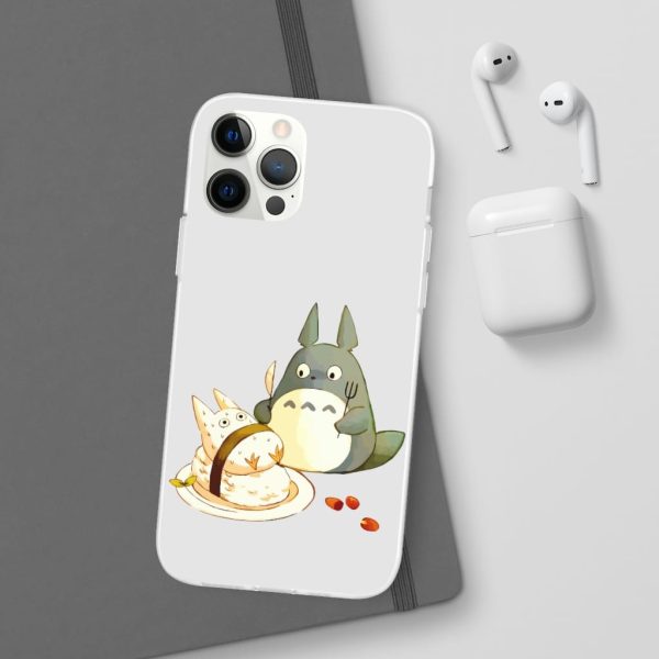 My Neighbor Totoro Characters - Totoro Sushi iPhone Cases-Accessories, My Neighbor Totoro, My Neighbor Totoro Characters, Phone Case