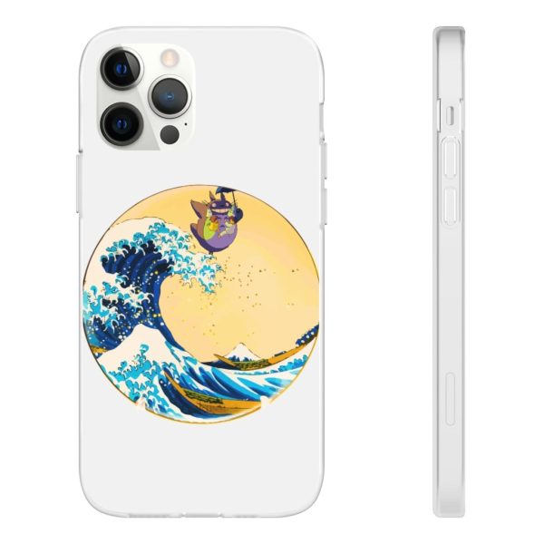 Totoro Anime - Totoro On The Waves iPhone Cases-Accessories, My Neighbor Totoro, Phone Case, Totoro Anime