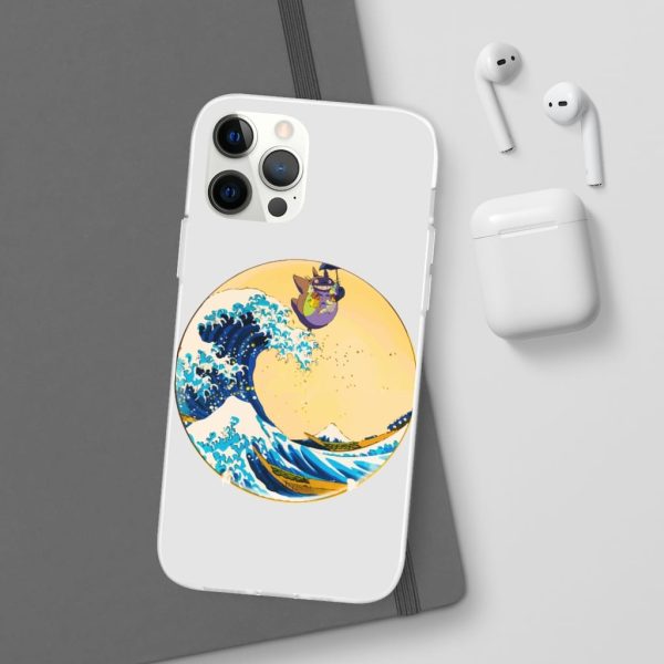 Totoro Anime - Totoro On The Waves iPhone Cases-Accessories, My Neighbor Totoro, Phone Case, Totoro Anime