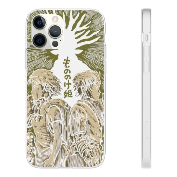 San Princess Mononoke - Princess Mononoke – San and Ashitaka iPhone Cases-Accessories, Phone Case, princess mononoke, San Princess Mononoke