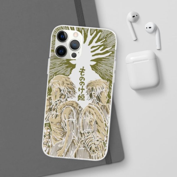 San Princess Mononoke - Princess Mononoke – San and Ashitaka iPhone Cases-Accessories, Phone Case, princess mononoke, San Princess Mononoke