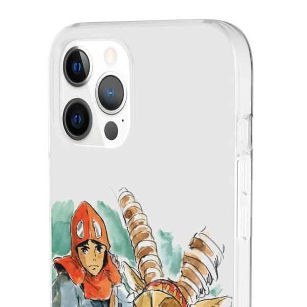 Princess Mononoke Characters - Princess Mononoke – Ashitaka Water Color iPhone Cases-Accessories, Phone Case, princess mononoke, Princess Mononoke Characters