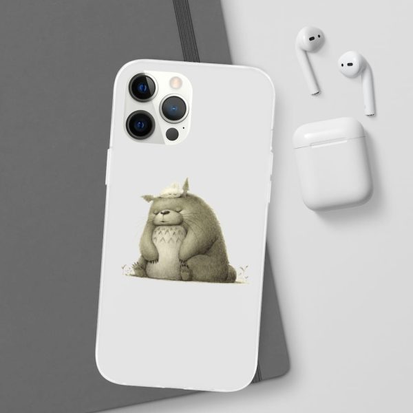 Tom Totoro Concrete Atlantic City - The Fluffy Totoro iPhone Cases-Accessories, My Neighbor Totoro, Phone Case, Tom Totoro Concrete Atlantic City