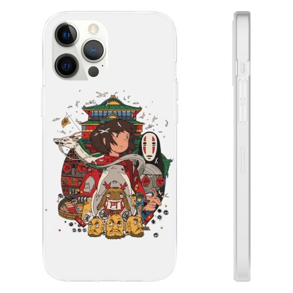 Spirited Away Poster - Spirited Away – Sen and Friends iPhone Cases-Accessories, kaonashi, no face, Phone Case, Spirited Away, Spirited Away Poster