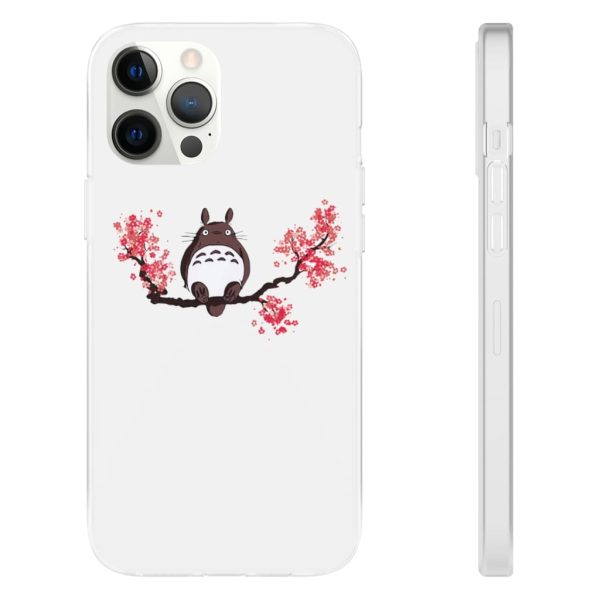 My Neighbor Totoro Japanese - Totoro and Sakura iPhone Cases-Accessories, My Neighbor Totoro, My Neighbor Totoro Japanese, Phone Case