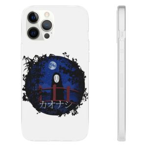 Spirited Away Live' - Spirited Away Kaonashi No Face by the blue Moon iPhone Cases-Accessories, Characters Spirited Away, kaonashi, no face, Phone Case, Spirited Away, Spirited Away Live