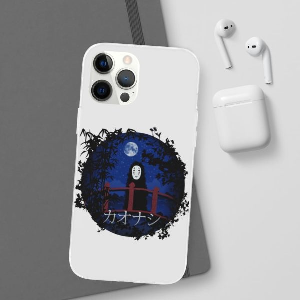Spirited Away Live' - Spirited Away Kaonashi No Face by the blue Moon iPhone Cases-Accessories, Characters Spirited Away, kaonashi, no face, Phone Case, Spirited Away, Spirited Away Live