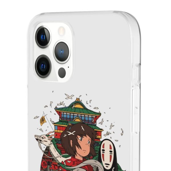 Spirited Away Poster - Spirited Away – Sen and Friends iPhone Cases-Accessories, kaonashi, no face, Phone Case, Spirited Away, Spirited Away Poster