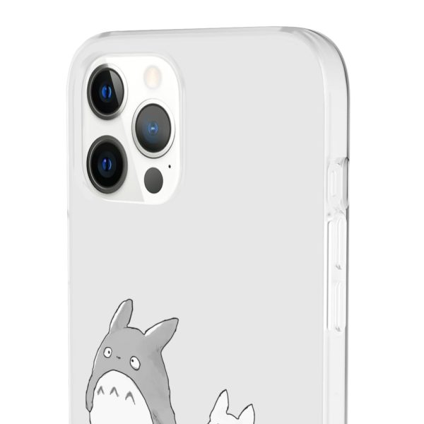 Totoro Plushie - Walking Mini Totoro iPhone Cases-Accessories, My Neighbor Totoro, Phone Case, Totoro Plushie