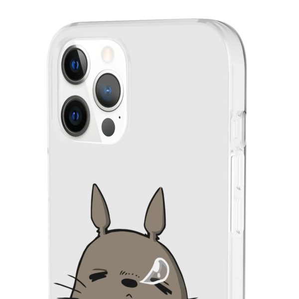 Totoro Umbrella - Sleepy Totoro iPhone Cases-Accessories, My Neighbor Totoro, Phone Case, Totoro Umbrella