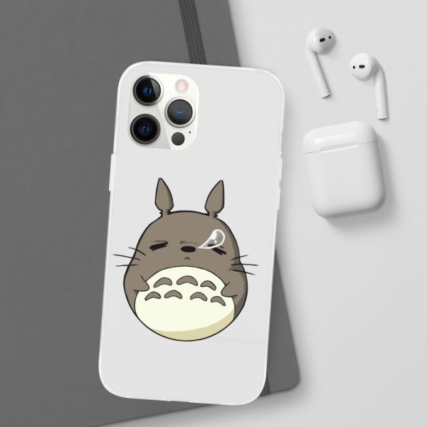 Totoro Umbrella - Sleepy Totoro iPhone Cases-Accessories, My Neighbor Totoro, Phone Case, Totoro Umbrella