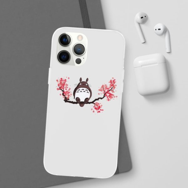 My Neighbor Totoro Japanese - Totoro and Sakura iPhone Cases-Accessories, My Neighbor Totoro, My Neighbor Totoro Japanese, Phone Case