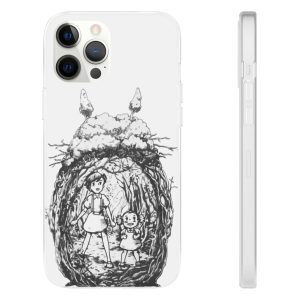 What Animal Is Totoro - My Neighbor Totoro – Mei and Sastuki in the Forest iPhone Cases-Accessories, My Neighbor Totoro, Phone Case, What Animal Is Totoro