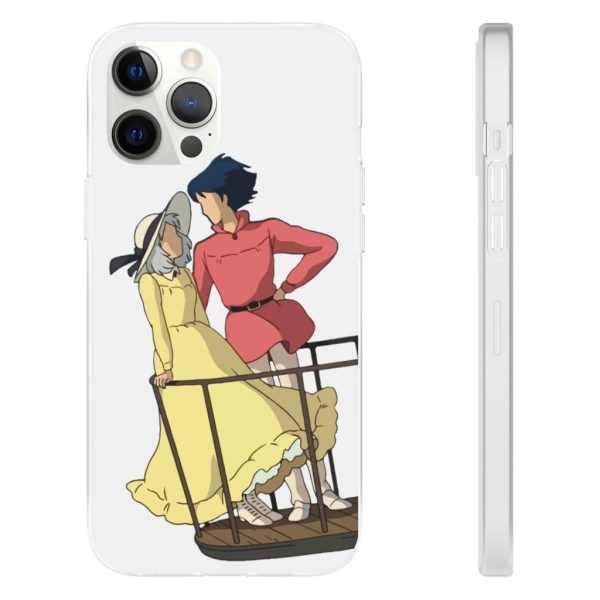 Sheet Music Howl's Moving Castle - Howl’s Moving Castle – Sophie and Howl Gazing at Each other iPhone Cases-Accessories, Howl's Moving Castle, Phone Case, Sheet Music Howl's Moving Castle