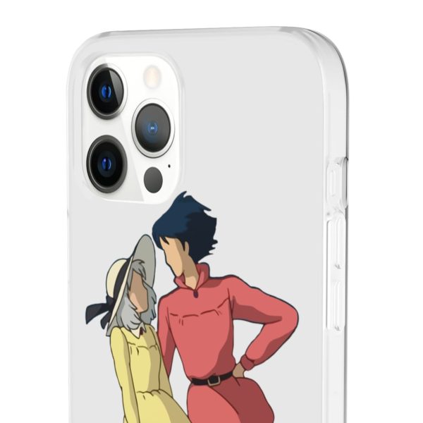 Sheet Music Howl's Moving Castle - Howl’s Moving Castle – Sophie and Howl Gazing at Each other iPhone Cases-Accessories, Howl's Moving Castle, Phone Case, Sheet Music Howl's Moving Castle