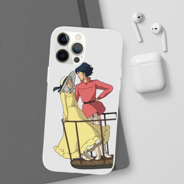 Sheet Music Howl's Moving Castle - Howl’s Moving Castle – Sophie and Howl Gazing at Each other iPhone Cases-Accessories, Howl's Moving Castle, Phone Case, Sheet Music Howl's Moving Castle