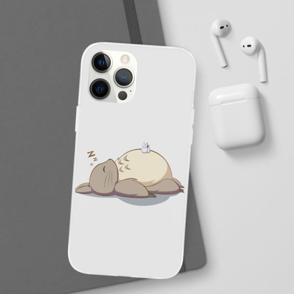 Satsuki Totoro - Sleeping Totoro iPhone Cases-Accessories, My Neighbor Totoro, Phone Case, Satsuki Totoro