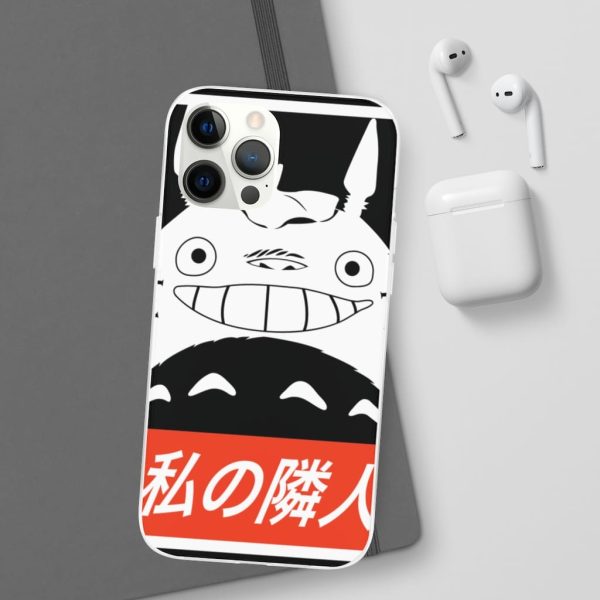 Totoro Japanese Restaurant - Smiling Totoro iPhone Cases-Accessories, My Neighbor Totoro, Phone Case, Totoro Japanese Restaurant