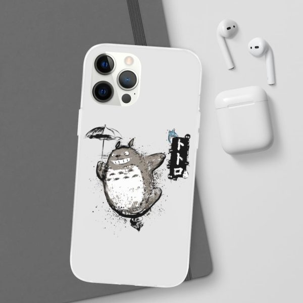 My Neighbor Totoro Wallpaper - Spinning Totoro iPhone Cases-Accessories, My Neighbor Totoro, My Neighbor Totoro Wallpaper, Phone Case