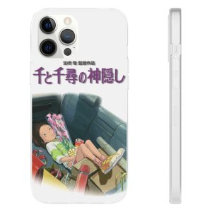 Spirited Away Director - Spirited Away Director - Spirited Away – Chihiro on the Car iPhone Cases-Accessories, Phone Case, Spirited Away, Spirited Away Director