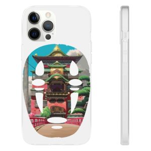 Spirited Away Streaming - Spirited Away –  The Bathhouse Ft. No Face iPhone Cases-Accessories, kaonashi, no face, Phone Case, Spirited Away, Spirited Away Streaming