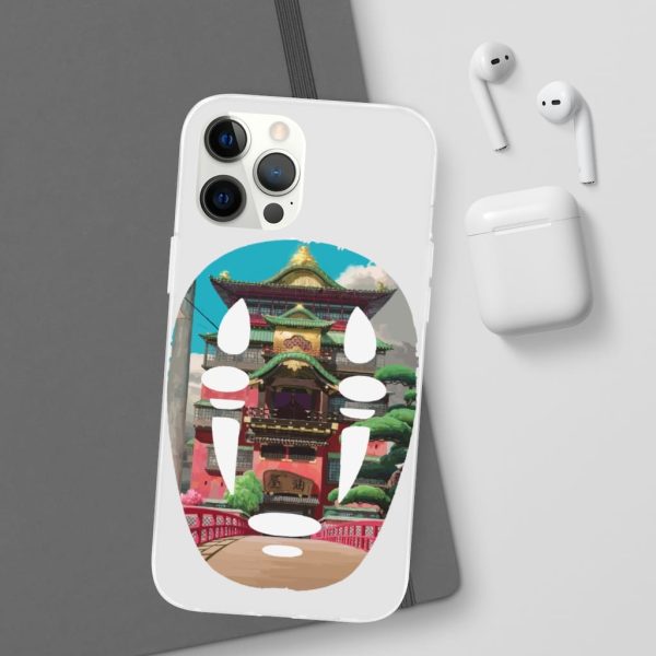 Spirited Away Streaming - Spirited Away –  The Bathhouse Ft. No Face iPhone Cases-Accessories, kaonashi, no face, Phone Case, Spirited Away, Spirited Away Streaming