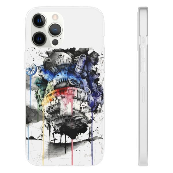 Howl's Moving Castle Calcifer - Howl’s Moving Castle Impressionism iPhone Cases-Accessories, Howl's Moving Castle, Howl's Moving Castle Calcifer, Phone Case