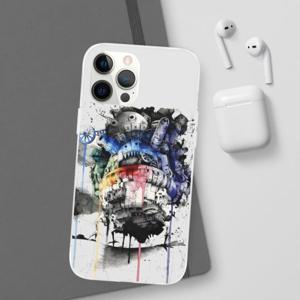 Howl's Moving Castle Calcifer - Howl’s Moving Castle Impressionism iPhone Cases-Accessories, Howl's Moving Castle, Howl's Moving Castle Calcifer, Phone Case