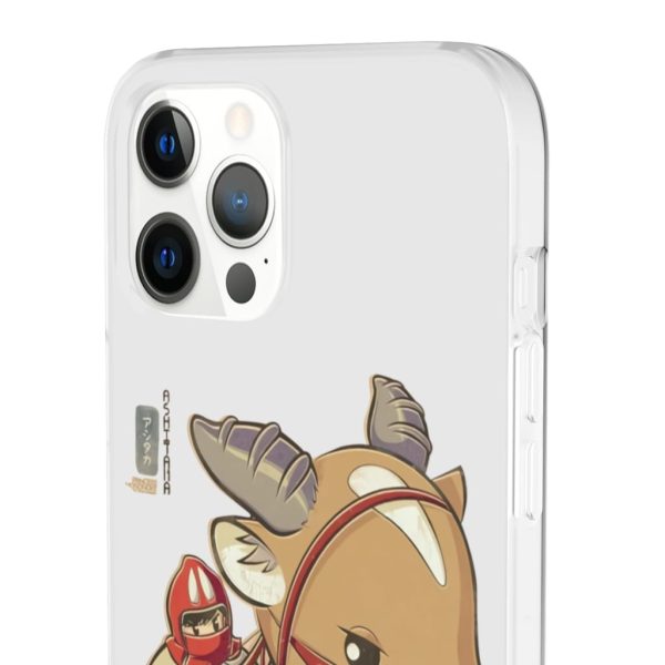 Ashitaka Princess Mononoke - Princess Mononoke Ashitaka and Yakul Chibi iPhone Cases-Accessories, Ashitaka Princess Mononoke, Phone Case, princess mononoke