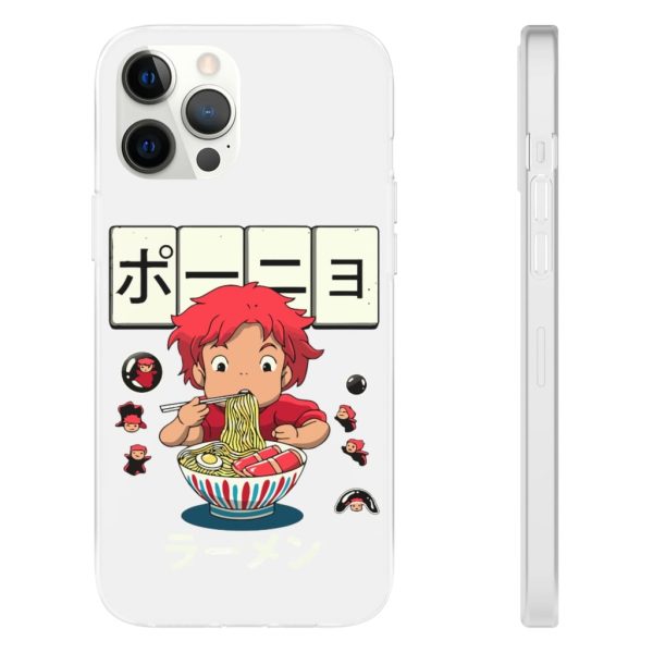 Ponyo - Ponyo very first Ramen iPhone Cases-Accessories, Phone Case, ponyo