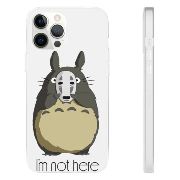 Studio Ghibli My Neighbor Totoro - Totoro I’m Not Here iPhone Cases-Accessories, My Neighbor Totoro, Phone Case, Studio Ghibli My Neighbor Totoro