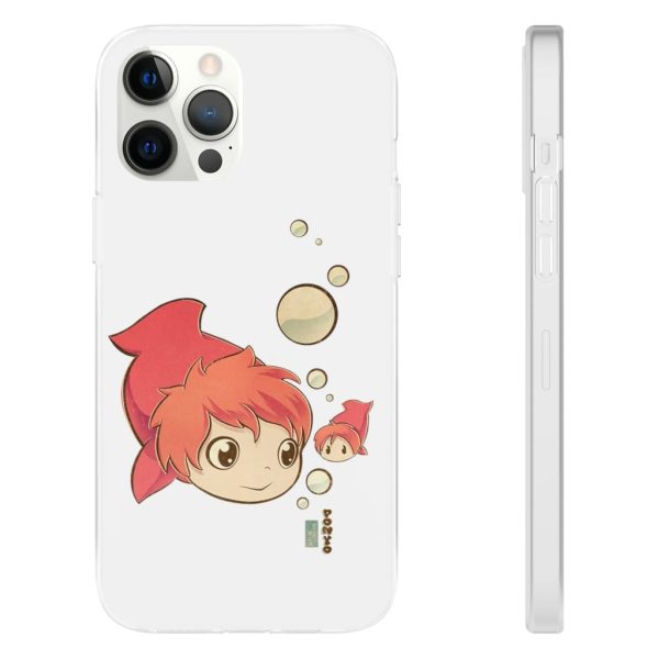 Studio Ghibli Icons Ponyo - Ponyo Chibi iPhone Cases-Accessories, Phone Case, ponyo, Studio Ghibli Icons Ponyo