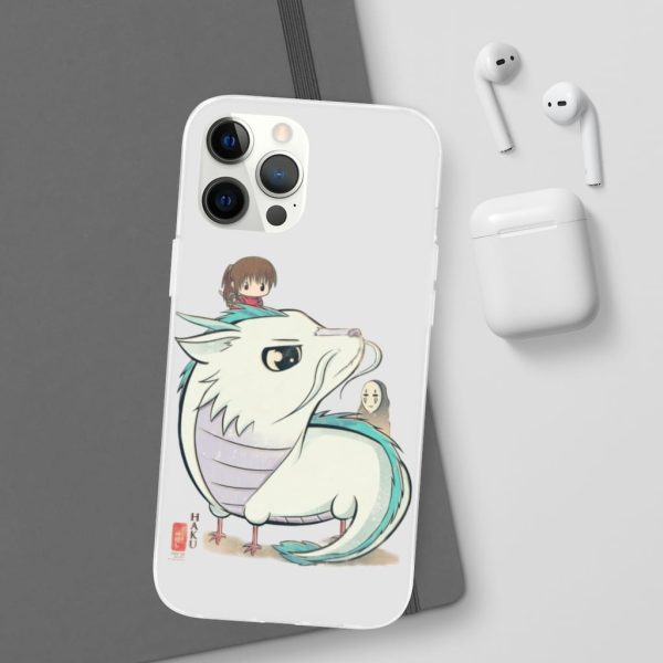 Haku Spirited Away - Spirited Aways Chibi iPhone Cases-Accessories, Haku Spirited Away, Kamaji Spirited Away, Phone Case, Spirited Away, Spirited Away English Cast