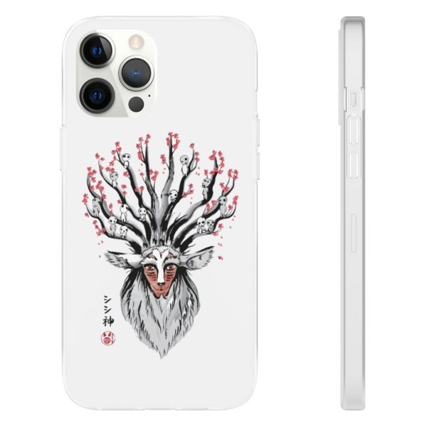 Princess Mononoke Wolf - Princess Mononoke – Shishigami and Sakura iPhone Cases-Accessories, Phone Case, princess mononoke, Princess Mononoke Wolf