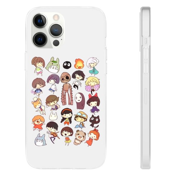 Ghibli Movie Characters Cute Chibi Collection iPhone Cases-Accessories, Phone Case