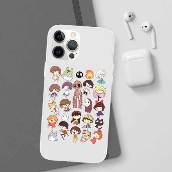 Ghibli Movie Characters Cute Chibi Collection iPhone Cases-Accessories, Phone Case