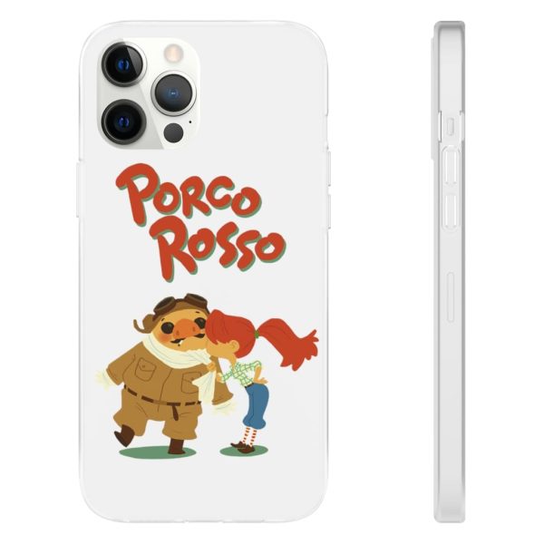 Porco Rosso – The Kiss iPhone Cases-Accessories, Phone Case, porco rosso