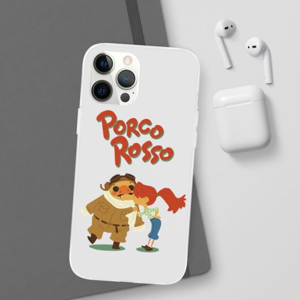 Porco Rosso – The Kiss iPhone Cases-Accessories, Phone Case, porco rosso