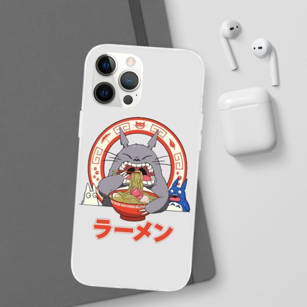 Totoro Backpack - Totoro Ramen iPhone Cases-Accessories, My Neighbor Totoro, Phone Case, Totoro Backpack