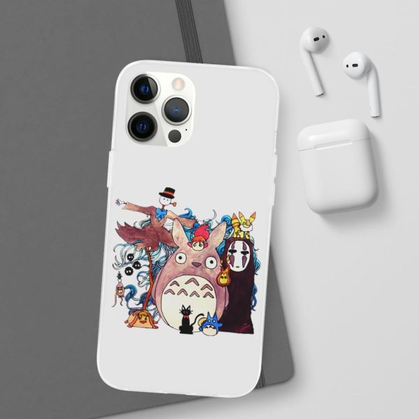 Totoro Plushie - Studio Ghibli Characters Kid iPhone Cases-Accessories, Howl's Moving Castle, kaonashi, My Neighbor Totoro, no face, Phone Case, Spirited Away, Totoro Plushie