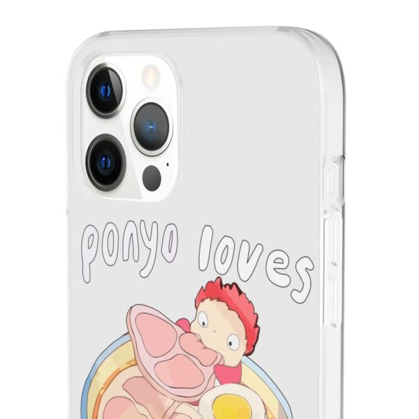 Ponyo Meaning - Ponyo Loves Ham iPhone Cases-Accessories, ponyo, Ponyo Meaning