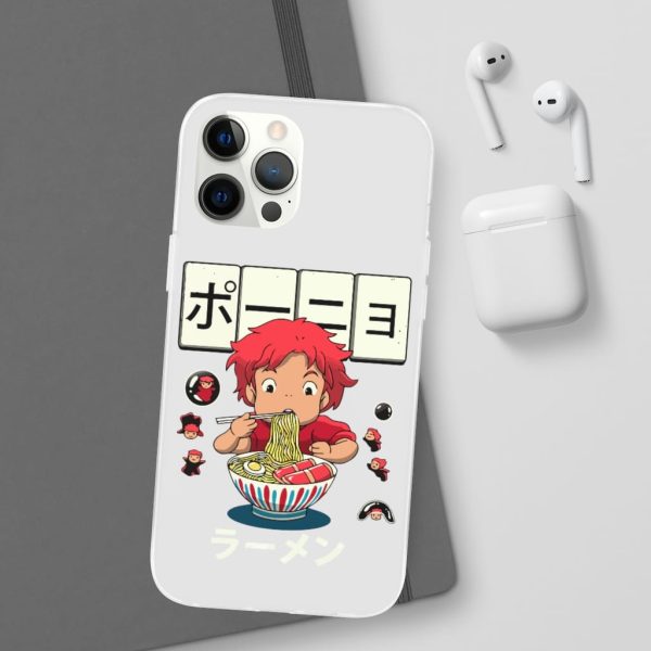 Ponyo - Ponyo very first Ramen iPhone Cases-Accessories, Phone Case, ponyo