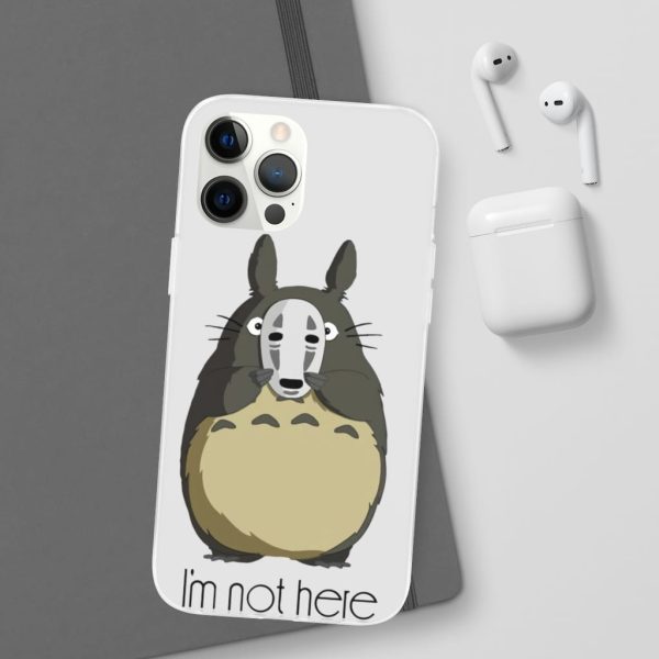 Studio Ghibli My Neighbor Totoro - Totoro I’m Not Here iPhone Cases-Accessories, My Neighbor Totoro, Phone Case, Studio Ghibli My Neighbor Totoro