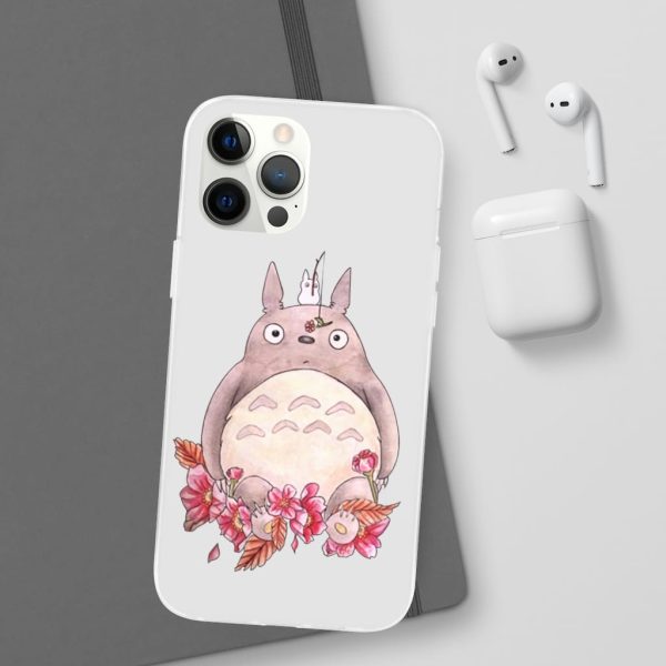 Totoro Drawing - Totoro – flower fishing iPhone Cases-Accessories, My Neighbor Totoro, Phone Case, Totoro Drawing