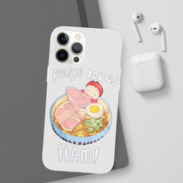 Ponyo Meaning - Ponyo Loves Ham iPhone Cases-Accessories, ponyo, Ponyo Meaning