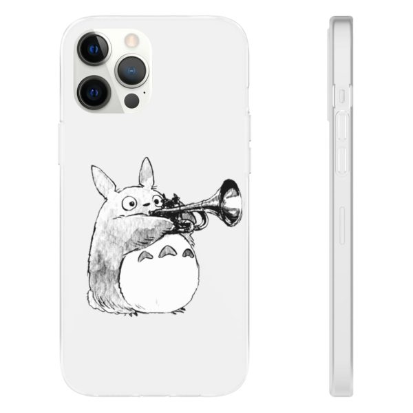 Mei My Neighbor Totoro - Totoro and the Trumpet iPhone Cases-Accessories, Mei My Neighbor Totoro, My Neighbor Totoro, Phone Case