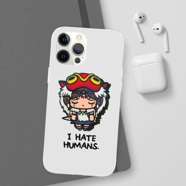 Princess Mononoke Showtimes - Princess Mononoke Chibi – I Hate Humans iPhone Cases-Accessories, Phone Case, princess mononoke, Princess Mononoke Showtimes